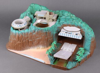 A Carlton Thunderbirds Tracey Island Soundtech play set