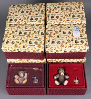Ten Steiff Collection porcelain figures by Enesco, boxed