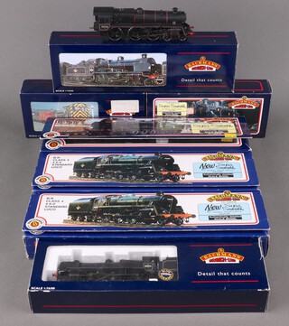 Bachmann Models, a collection of OO gauge locomotives and tank engines to include BR Class 4 75073, BR Class 4 75069, N Class 31860, Lord Nelson 30861 in green, N Class 31813, 31-37 diesel shunter D2280 in green and Ivatt Tank 41250, all boxed, together with a BR black 73110 loco (unboxed) 
