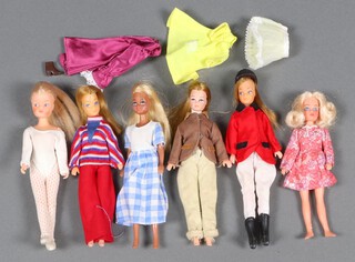 A 1960's Pippa in her Riding Outfit, 2 other Pippa dolls, a Britt doll, a 1970's Dean Toys doll and a Lesney doll 