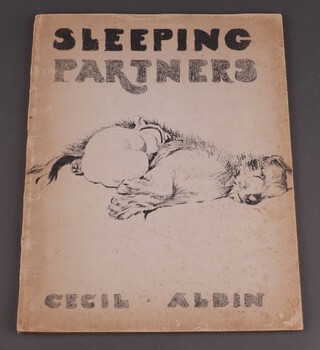 Aldin Cecil - "Sleeping Partners", a series of episodes by Cecil Aldin, Pub. Eyre and Spottiswood London, circa 1930, containing 20 colour plates 