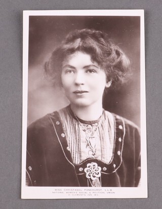 A single postcard of Cristobal Pankhurst from The National Women's Social and Political Union 