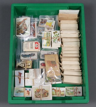 Cigarette cards, a collection of 1920's and 1930's loose sets of UK cigarette cards to include John Player, Carrera, Wills, Gallagher, Kensitas (Wicks), Ogdens 