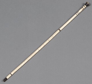 A vertebrae swagger stick 57cm 