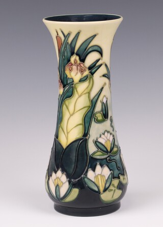 Rachel Bishop for Moorcroft, a Lamia vase, impressed mark for 1998, painted and impressed marks 21cm 