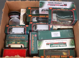 A collection of Eddie Stobart commercial vehicle models 