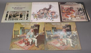 A collection of Wendy Carlos (orig. Walter) vinyl LP's records to include The Well Tempered Synthesiser, Walter Carlos by Request, Switched on Bach (x2) and The Clockwork Orange 