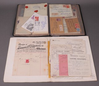 An album of Postal History including Victorian stamped letters 