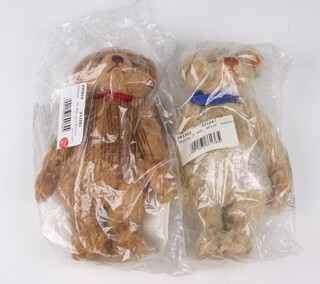 A Steiff 2001 limited edition Teddy Bear 690624 in original bag together with a Steiff 2004 Teddy Bear 661365 with certificate 