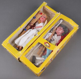 Two Pelham puppets - Prince Charming and Fairy, boxed