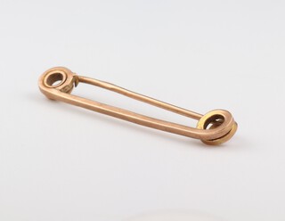 A 9ct yellow gold tie pin 1.4 grams 