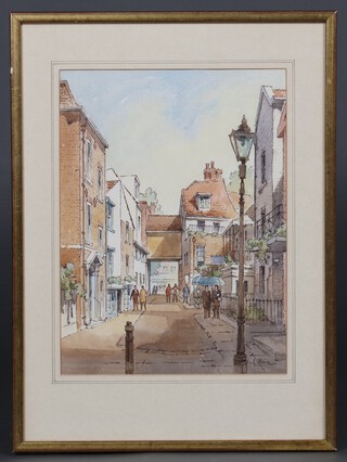 J Moia, watercolour signed "Oriel Place Hampstead London" 38cm x 29cm 