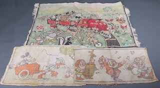 An Early Disney rug (105cm x 145cm) and two others (55cm x 90cm)