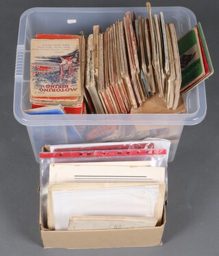 A collection of 1920's and later road maps to include Switzerland by Edward Stanford together with other ephemera and GWR travel guides