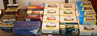 Twenty Corgi model trams and other model trams 