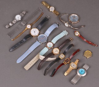 A collection of fashion and other ladies wristwatches 