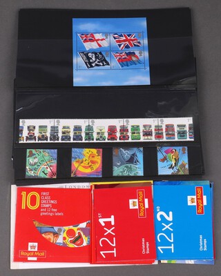 A collection of approx. 140  special issue picture and Christmas 1st Class stamps, approx. 60 2nd class Christmas stamps together with other GB Elizabeth II presentation stamps 