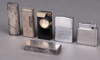 A collection of 6 vintage lighters