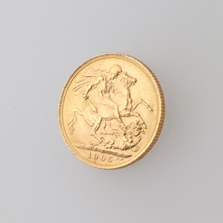 An Edward VII 1905 sovereign