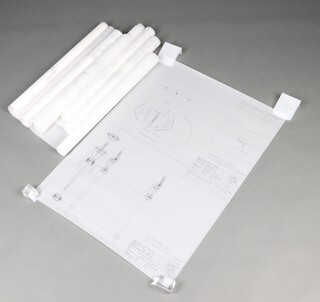 Hasbro Europe, a collection of 1990's acetate technical drawing designs for Ballet Sindy 