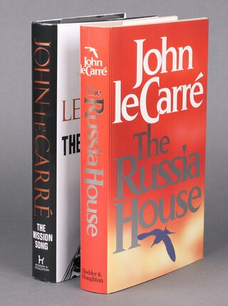 Le Carre John, "The Russia House" first edition 1989 and "The Mission Song" first edition 2006, both signed by the author, 8vo. 