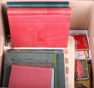 Four albums of mint and used world stamps to include Spain, Russia, America, Philippines, Italy, Greece, Germany France, Dutch Indies, Denmark, Belgium, Holland and 3 stock books of world stamps, loose album leaves,  etc 