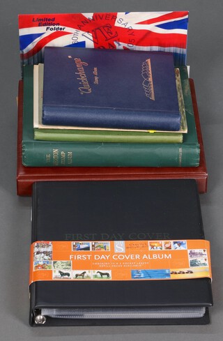 Two albums of Elizabeth II GB presentation stamps and first day covers and 4 albums of world stamps 