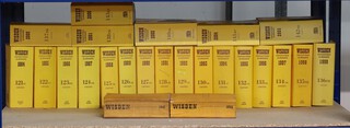 Twenty two editions of Wisden Cricketer's Almanac including 1947 and 1948 (cloth bound), 1984-1986, 1987-2001 and 2003-2006 