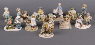 Twelve Leonardo Collection figures by Christine Heywood 