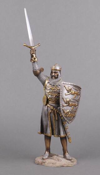 A Leonardo Collection figure of Richard The Lion Heart 46cm 