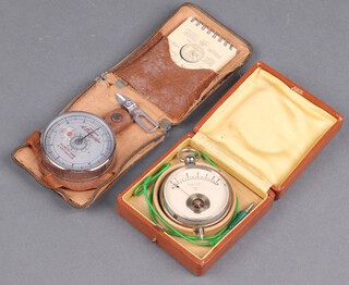 A Voltsmeter together with a "The New AD Leveridge" Millimeter Gauge cased 
