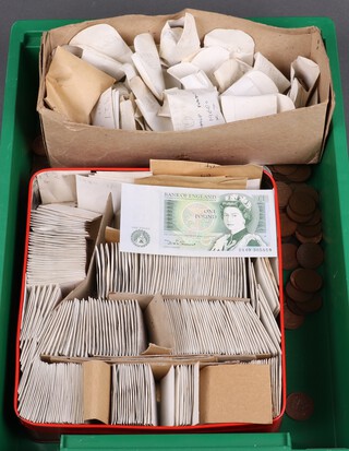 A collection of GB bronze and other coinage