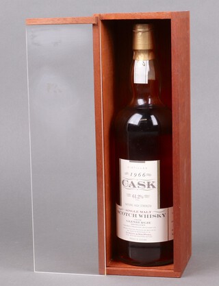 A 75cl bottle of specially selected by Gordon & MacPhail Glenburgie single malt Scotch Whisky, distilled 1966 and bottled in 1990, 61.2% vol natural cask strength, with presentation box 