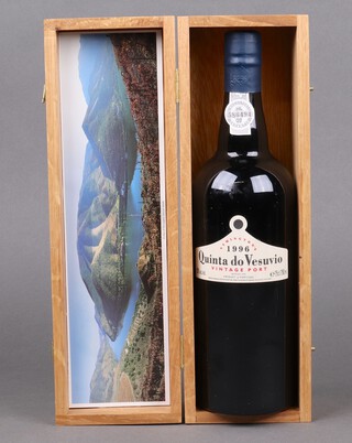 A 75cl bottle of 1996 Quinta do Vesuvio Vintage Port, with presentation box 
