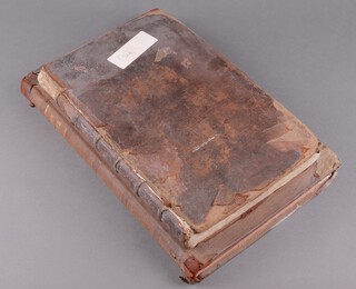 Dart Reverend Jay, "The History and Antiquities of The Cathedral Church of Canterbury and The Once Adjoining Monastery" London Cole 1726, folio bound in contemporary calf, plates throughout, the folding interior of the Cathedral is present, together with The Book of Common Prayer 1846 folio bound in tooled contemporary calf 