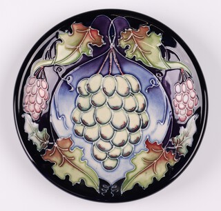 Rachel Bishop for Moorcroft, a Sonoma patterned dish, base impressed Moorcroft JB 2003, 12cm 