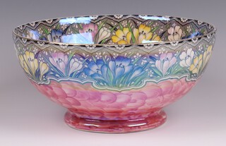 A circular Maling Ware bowl the base marked 6438 22cm 