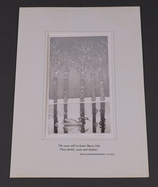 Peter Ware (British, 1946-), limited edition etching "Winter" numbered 56/200, mounted
