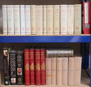 Churchill Winston S, 6 vols Second World War, 13 vols The Oxford History of England and various other books