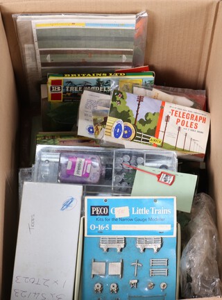 A collection of railway modern trees, scenery etc