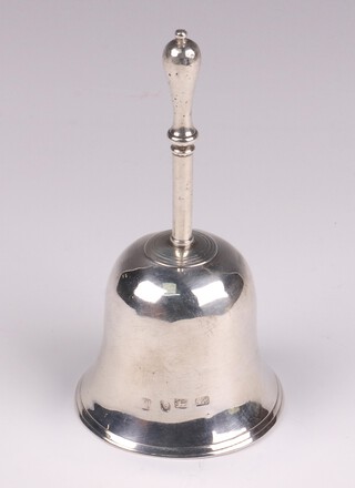 A George III silver table bell London 1797 by Hester Bateman 12cm, 91 grams 