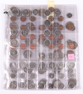 A collection of Canadian circulation and commemoration coins. Grade F-VF