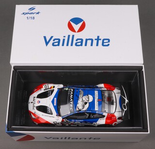 A Spark Vaillante  BMW M6 Boutsen Ginion 24 hour SPA 2021 model racing car, in presentation box
