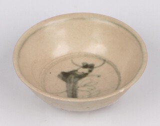 A 17th century ivory glazed rice bowl, recovered from the South China Sea by Capt. M. Hatcher in 1983, previously sold by Christie's Amsterdam in 1985
