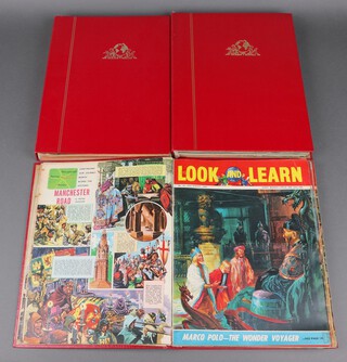 Three bound editions of 1960's Look and Learn magazines 