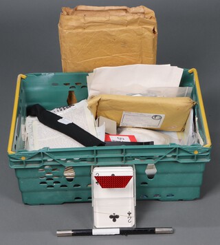 A collection of Supreme Magic Tricks and Props in a green plastic box 