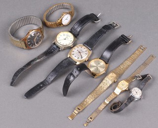 A gentleman's vintage Sekonda wristwatch, three other gentlemen's watches, a ladies Citizen wristwatch and three others
