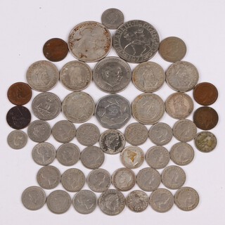 A collection of various coinage 