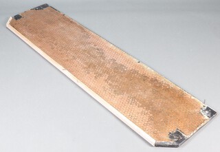 A countertop set pennies