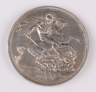 An 1887 Victoria Jubilee Crown VF S.3921